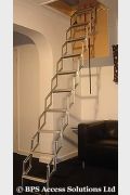 Concertina Loft Ladder shown fully extended